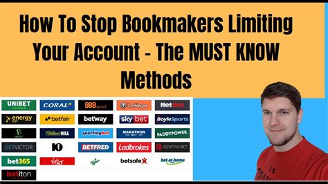 8 Ways to Stop Bookies Limiting Your Account .